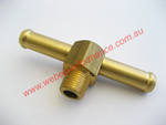 Malpassi 1/8" NPT 8mm x 2 180 degree tail